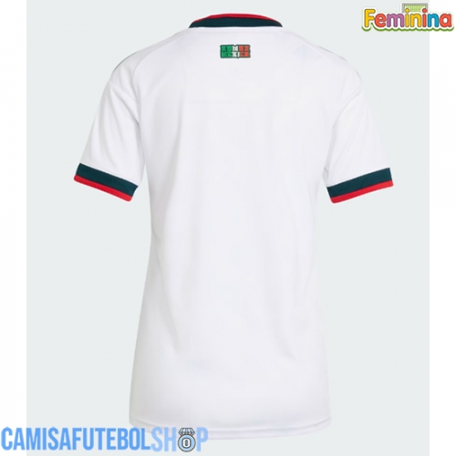 Camisa de time de futebol México Replicas 2º Equipamento Feminina Mundo 2026 Manga Curta